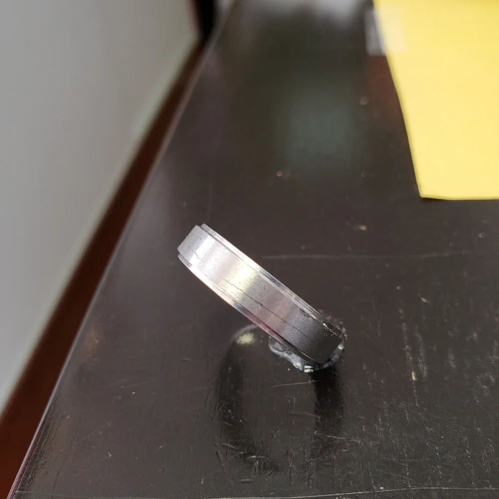 Stainless steel ring #21 size 13.5